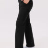 SPODNIE MEDYCZNE DAMSKIE - SZEROKIE - PREMIUM - BLACK - obrazek 4