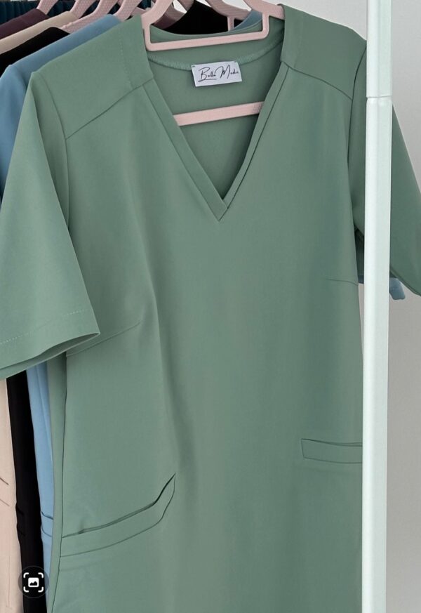 Bluzka Medyczna Damska Scrubs Premium  Mint